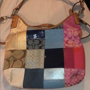 Authentic Coach Patchwork Crossbody